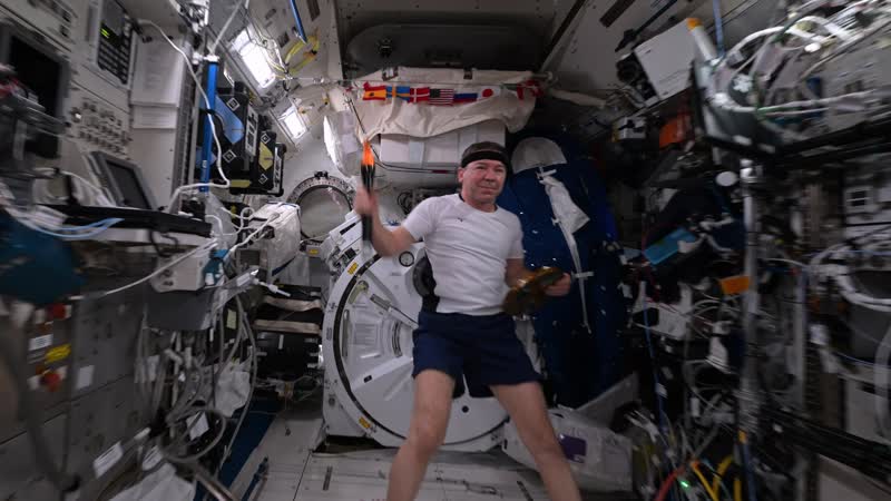 Olympics on the International Space Station
